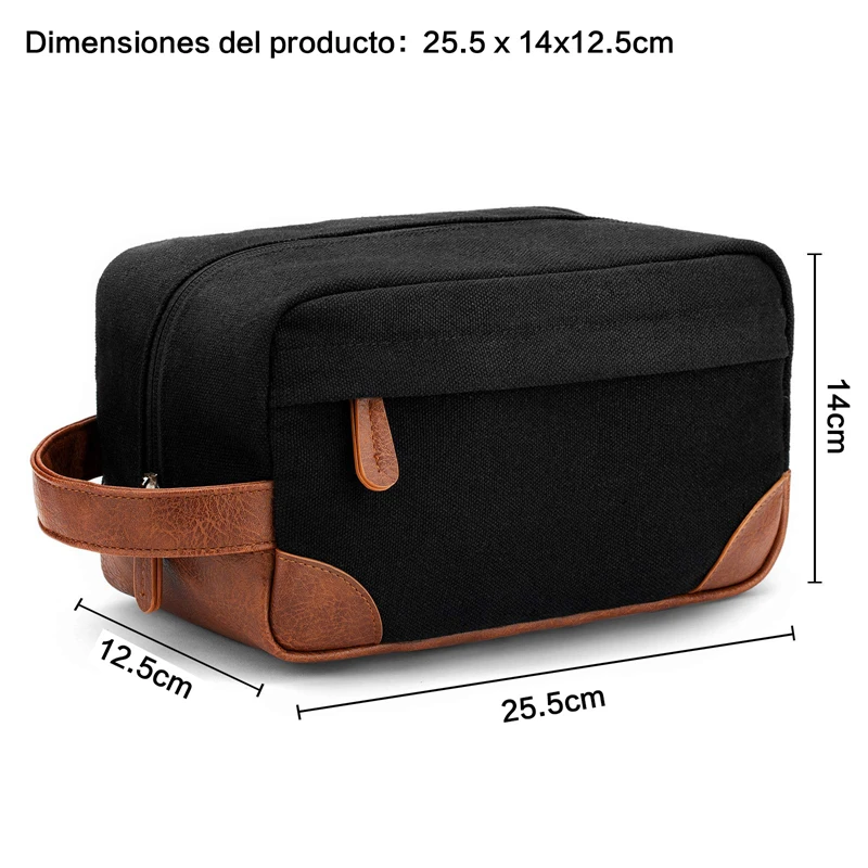 Men Travel Toiletry Bag Women Cosmetic Necessaire Portable Hanging Canvas Makeup Case Waterproof Beauty Wash Kit Bags Handbag