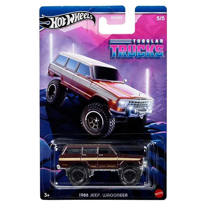 Hot Wheels-Camions tubulaires moulés sous pression pour garçons, Ford Bronco, Toyota 514 et plus, Jeep Wagon Dodge oral y, Cadeau d\'anniversaire