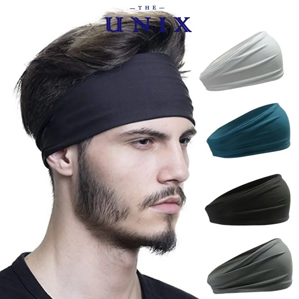 1/2pcs Headbands for women  mens headband Sport grip tape Sweatband For Tennis para gym