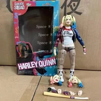 SHF Harley Quinn Action Figure PVC Collection 15cm Suicide Squad Harleen Quinzel Clown's Girl Movable Figurine Model Toys Gifts 6