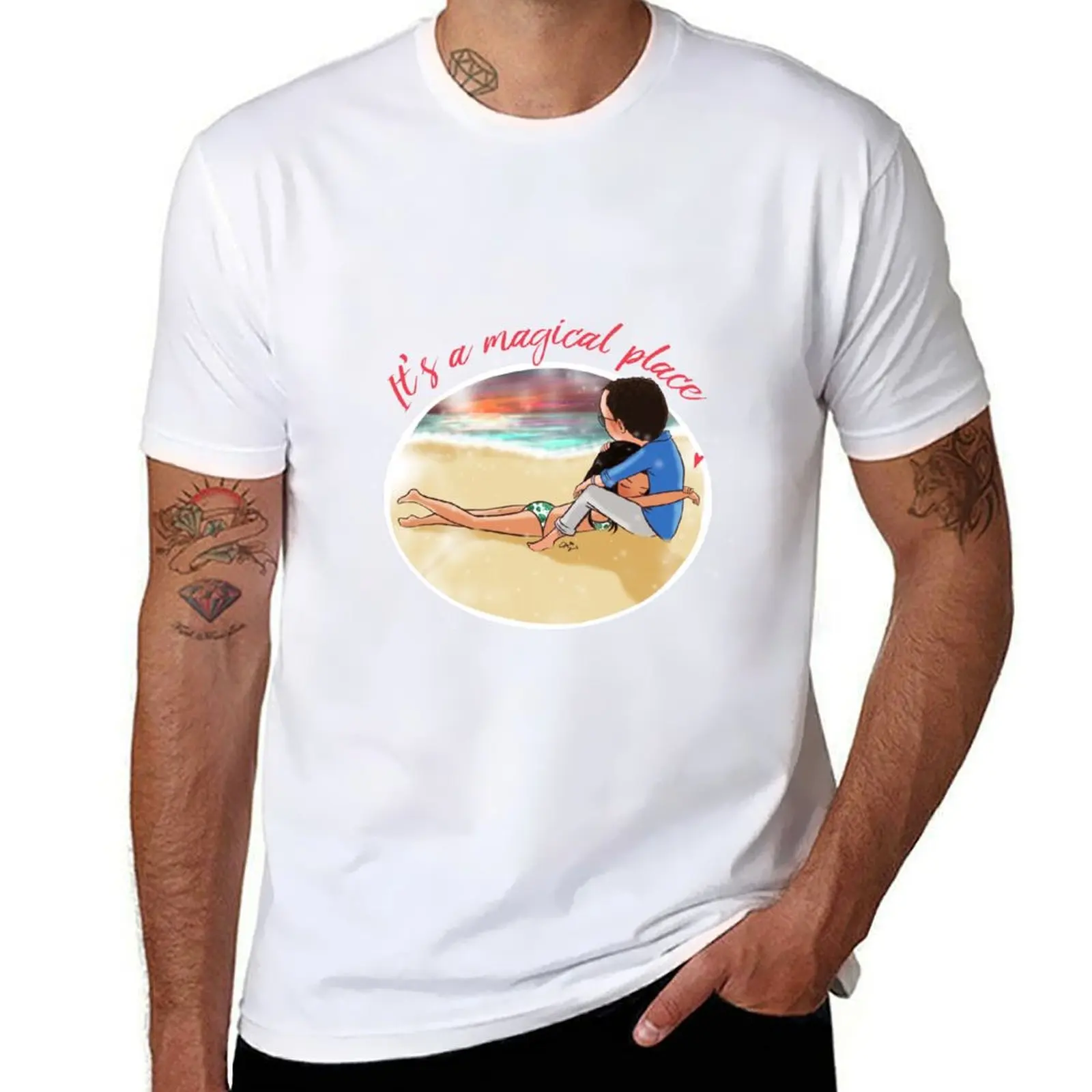 

TAHITI: it's a magical place T-Shirt men t shirt cotton 100% t shirts designer T-shirt