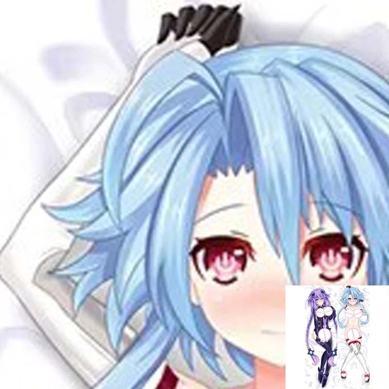 

Dakimakura Anime Pillow Cover White Heart Double Print 2Way Cushion Bedding Gifts