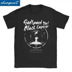 Men Women's T-Shirt Godspeed You Black Emperor Vintage Pure Cotton Tees Short Sleeve Metal Music T Shirts Clothing New Arrival