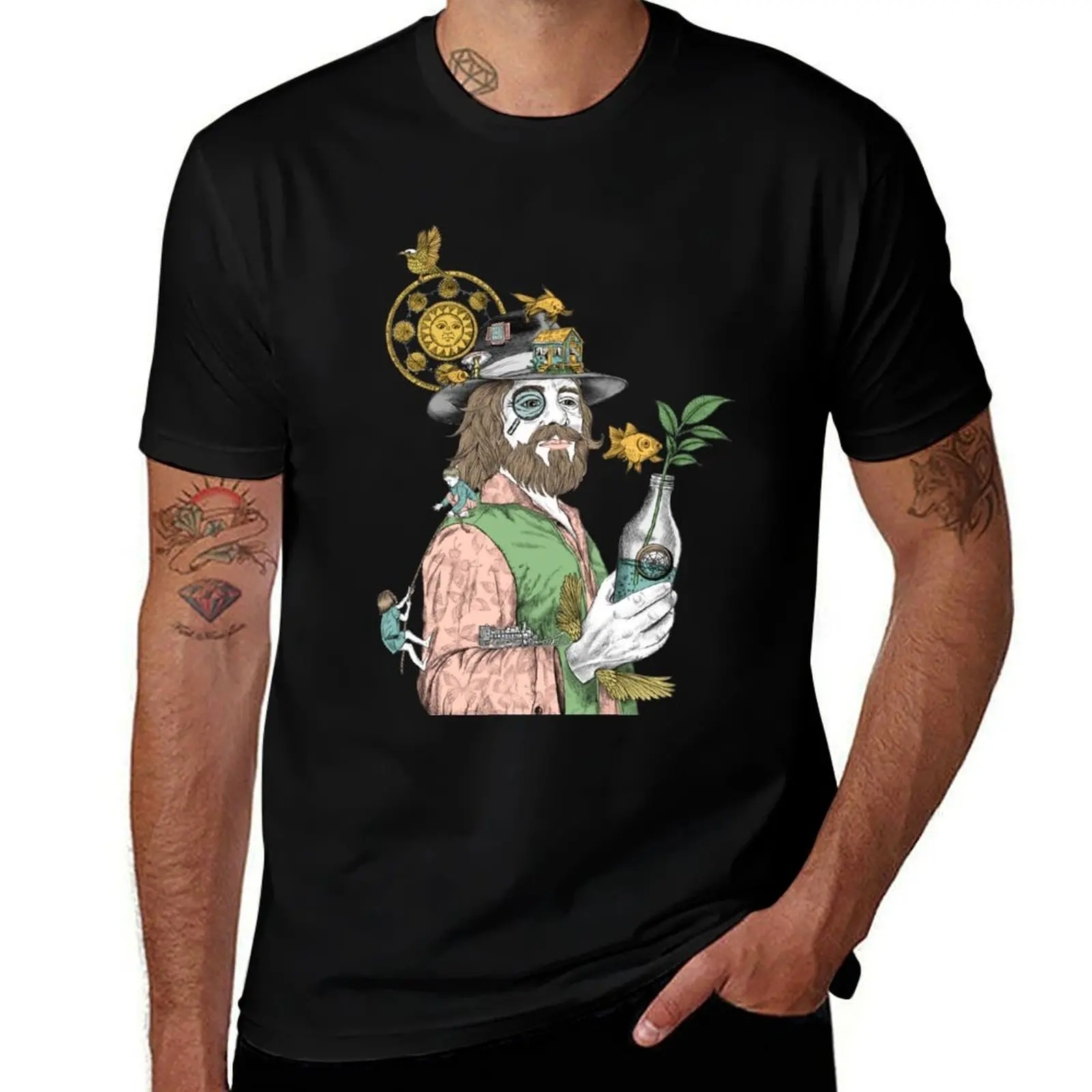 Melquiades - One Hundred Years of Solitude T-Shirt Casual Soft Cotton Short Sleeve Tee T-Shirt
