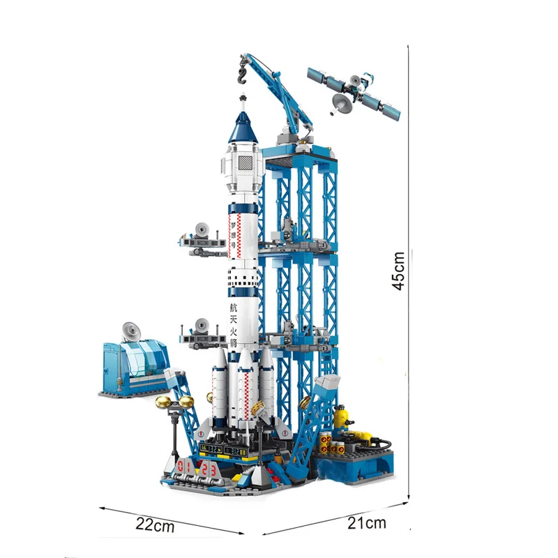 Детский космический челнок, авиационные пилотируемые ракетные строительные блоки, астронавт, фигурка города, Аэрокосмическая модель, конструктор Lele, кирпичи, игрушки
