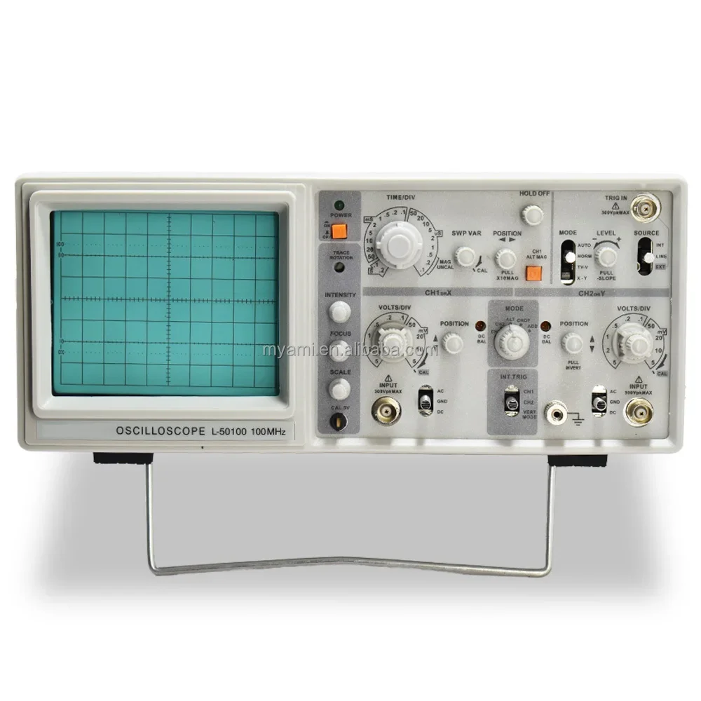 MYAMi 2 Channel Dual Channel Analog Oscilloscope 20MHz 40MHz 60MHz 100Mhz for Laboratory test