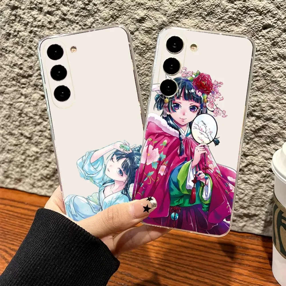 

The Apothecary Diaries Maomao Phone Case For Samsung Galaxy A71,70,52,51,40,31,A50,30S,21S,Note20ultra Transparent Cover