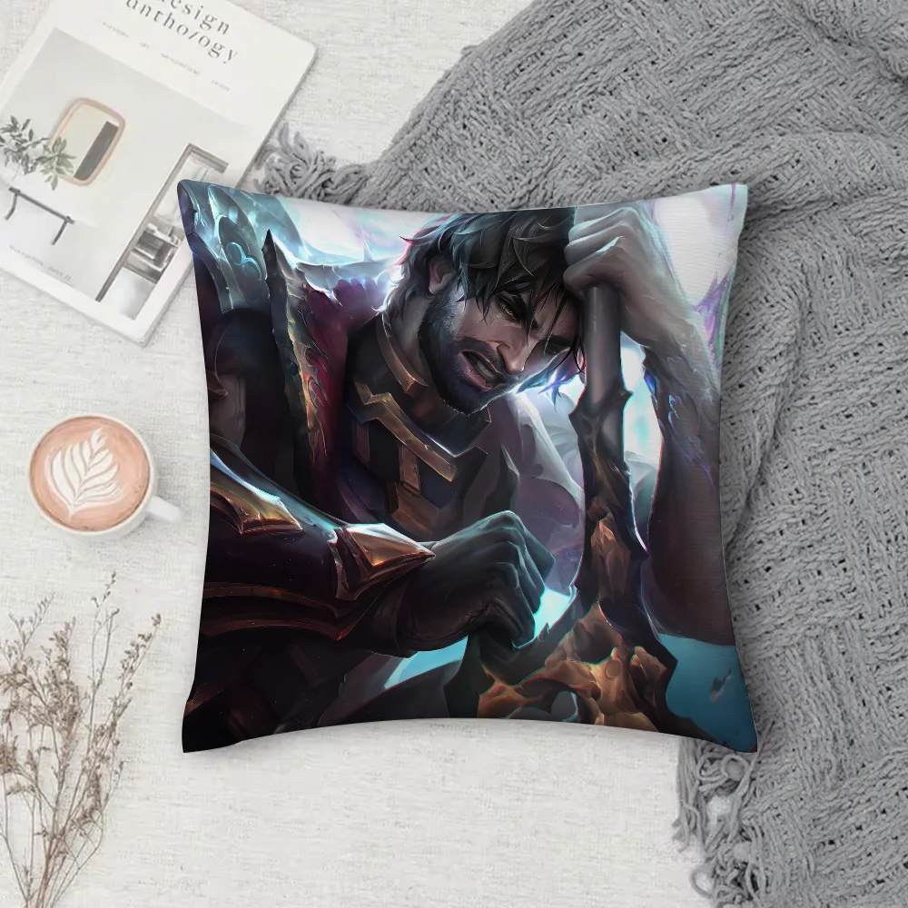 Arcanes الموسم 2 فيكتور كيس وسادة مربع المخدة على الوجهين الطباعة قصيرة أفخم غطاء وسادة أريكة غرفة نوم #5