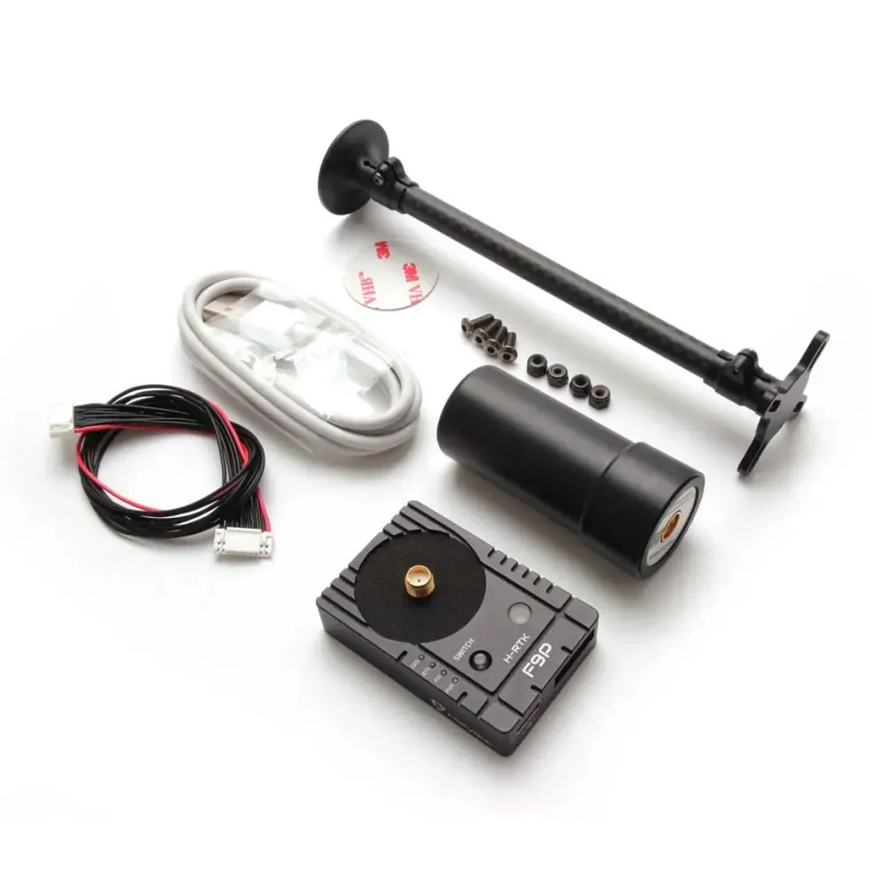 Holybro H-RTK F9P Rover Lite |   H-RTK F9P Helicoidal |   Base H-RTK F9P para GNSS GLONASS Galileo BeiDou para controlador de vuelo Pixhawk