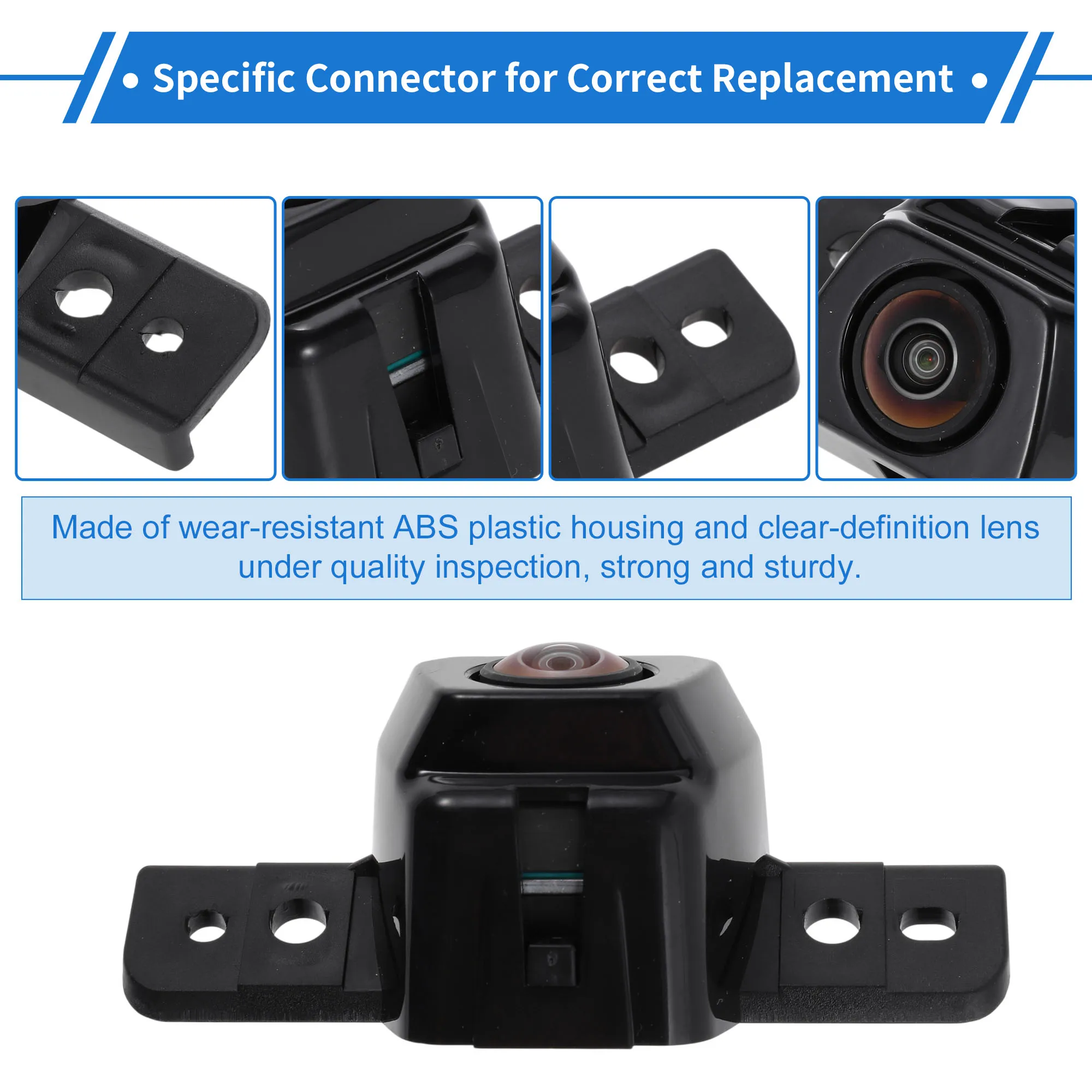 UXCELL Car Park Assist Camera Front View Camera for Cadillac Escalade/for Chevrolet Suburban 3.0L L6 DIESEL Turbocharged No.8471