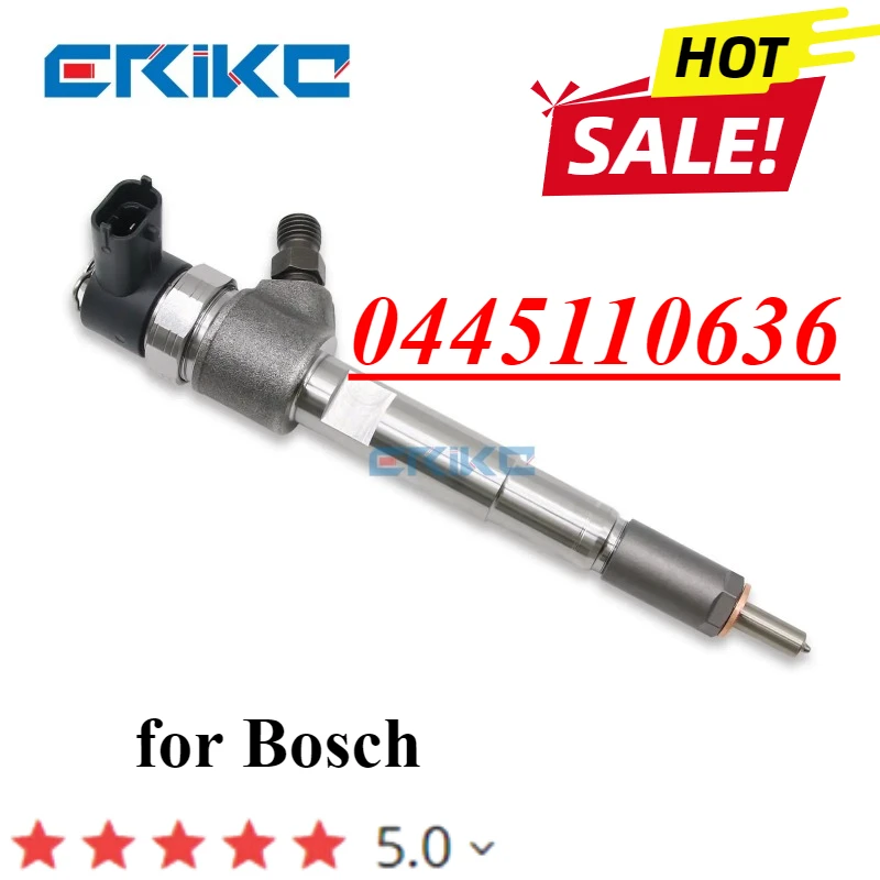 0445110636 Common Rail Fuel Injector 0 445 110 636  Diesel Engine Nozzl S00012593 for Bosch C00069125