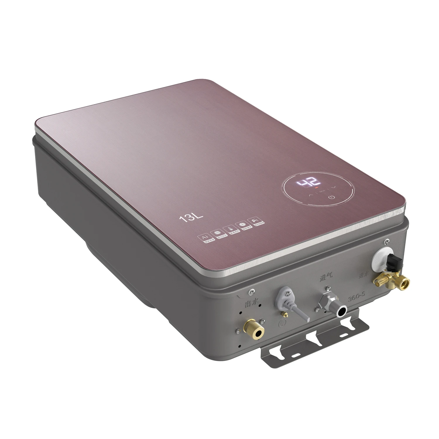 Indoor Tankless Natural Gas Water Heater Constant Temperature Type Propane Instant Hot Copper for Household Use view 4