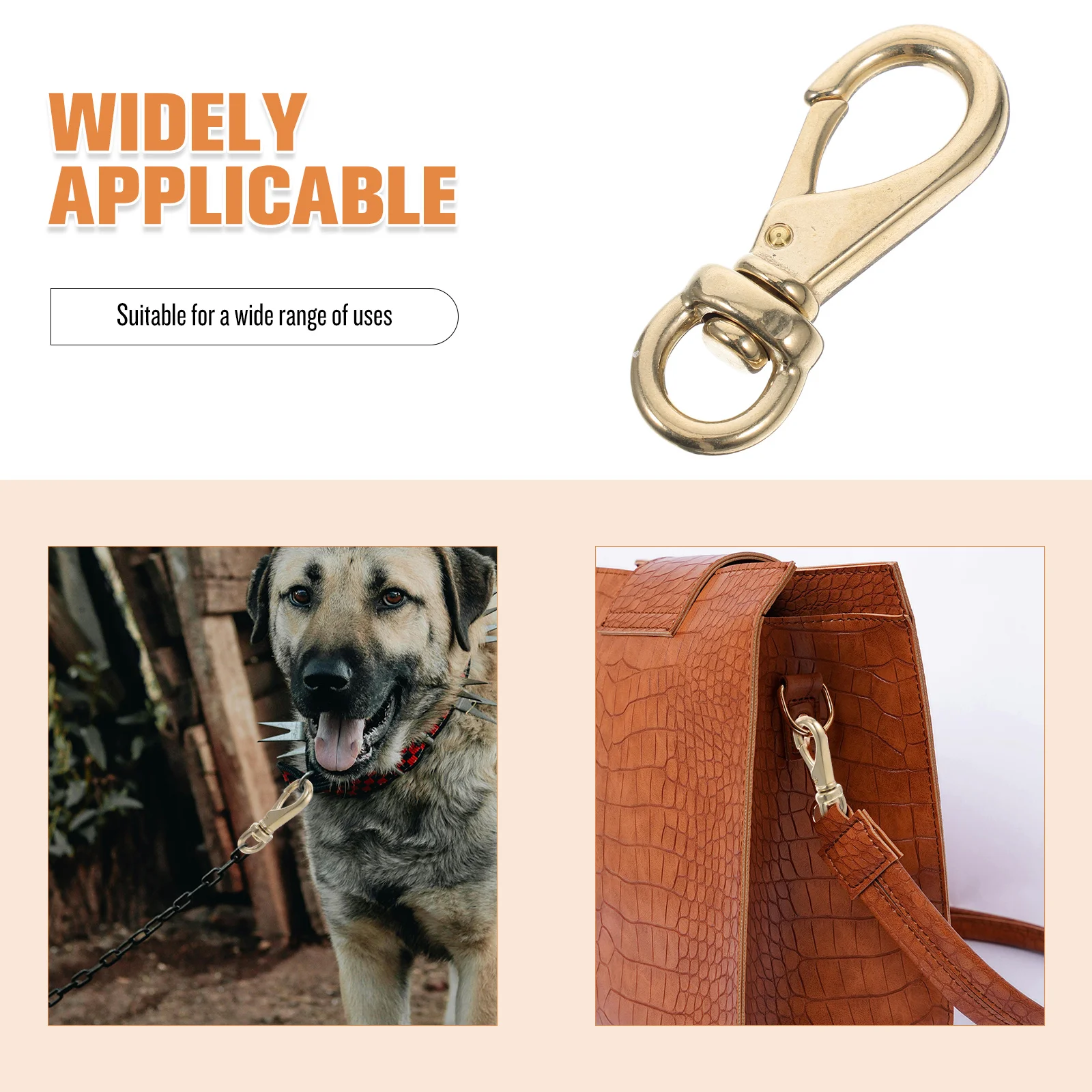 4 قطعة جولة الذيل النحاس خطاف دوار الثقيلة ل سلاسل المفاتيح الكلب يسخر الحبال أحزمة السلع مرساة خطوط التبعي