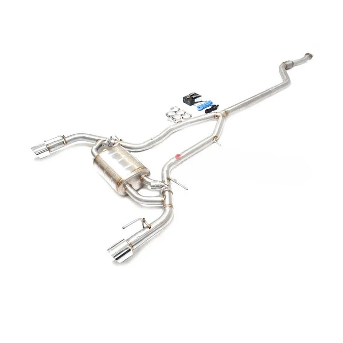 Exhaust System For Chevrolet Camaro 2.0T/3.6L Downpipe With Catalytic Cat Back With Valve Control Stainless Steel Material