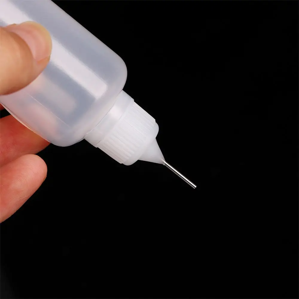 High quality Plastic Transparent Needle Tip Squeeze bottle Refillable Bottle Empty Dropper Bottles