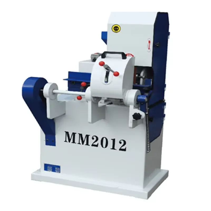 CE Certification Woodworking Single and Double Belt Round bar Sanding Machine Dust-free Broomstick/iron bar Vertical Sanding
