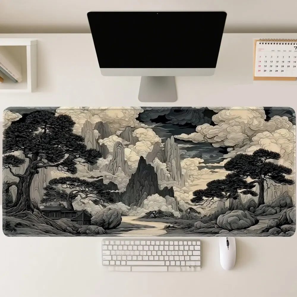 

Большой игровой коврик для мыши, милый настольный аксессуар, офисный коврик для мыши, для ноутбуков и клавиатур, большой игровой коврик-мат для стола