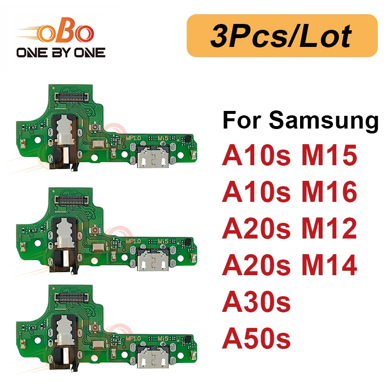 

3Pcs USB Charging Port Board Flex Cable For Samsung A10s M15 M16 A20s M12 M14 A30s A50s Charger Board Flex Repair A307F A507F