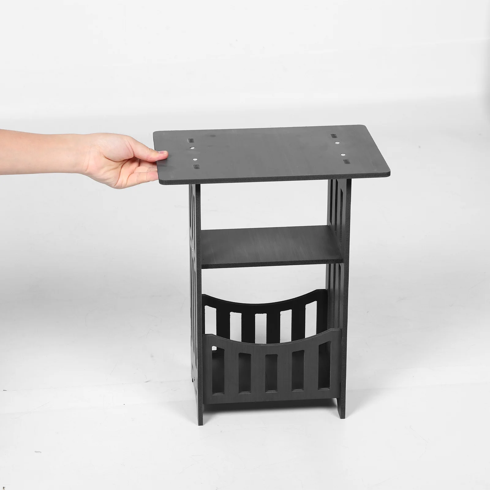 

3 Tier Side Compact Mini Round Table For Small Spaces Modern Slim Bedside Living Room End Sofa Side Table Narrow Nightstand Home