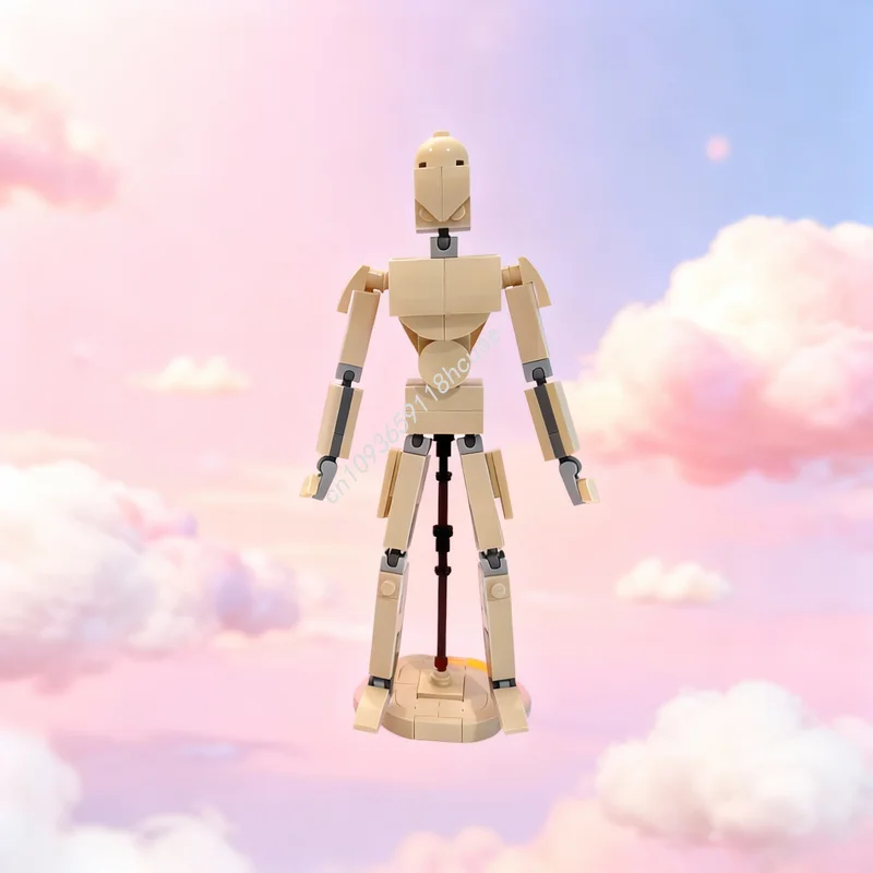 117pcs MOC Icons Artist Mannequin Model Building Blocks Construction DIY Assemble Toy Festival Gifts Creative Idea Education