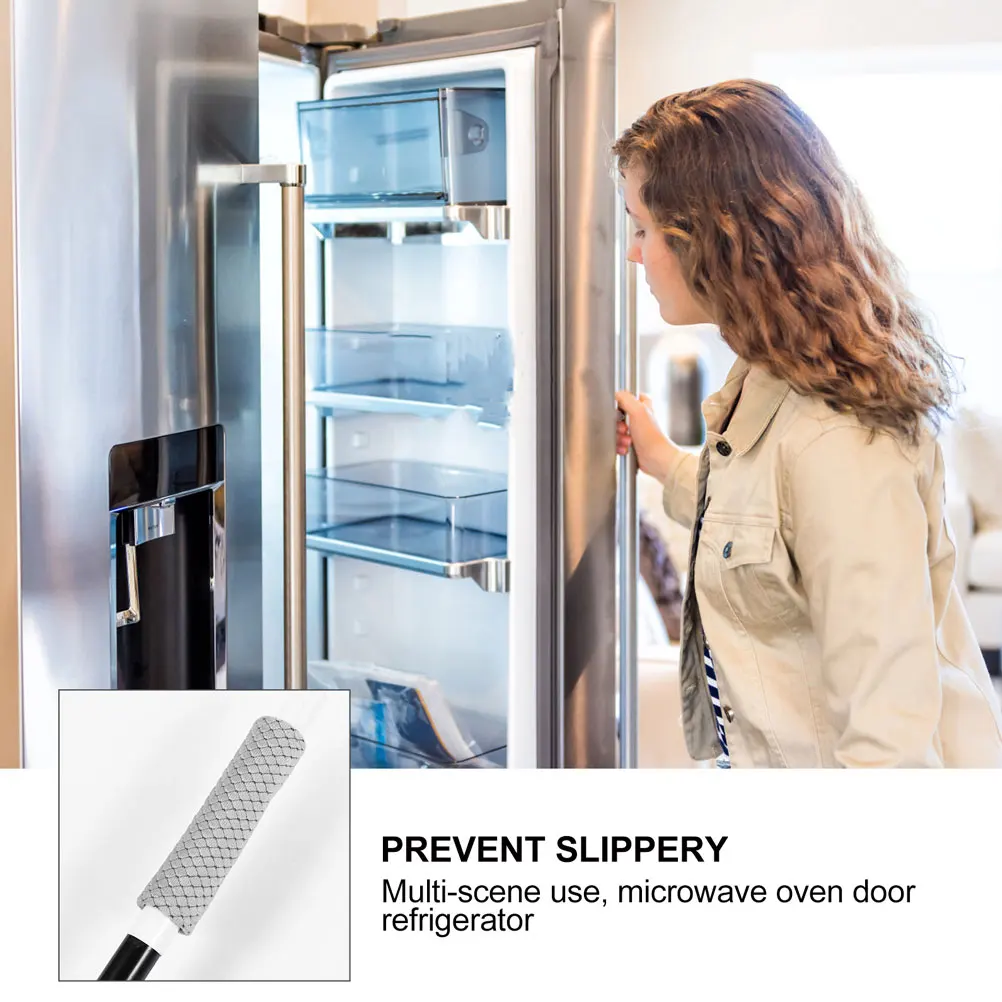 

Non Slip Handle Gloves Thick Flannelette Door Covers Microwave Protector Fridge Wrap Cloth Oven Cabinet Anti Skid Kitchen