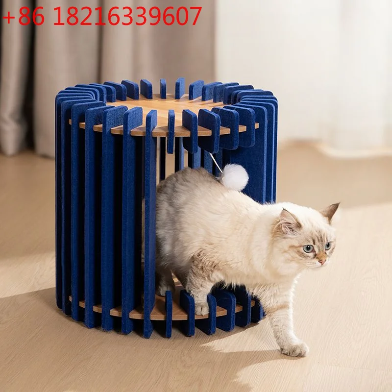 YAO Bird Cage-shaped Felt Cat Nest Luxury Cat Bed Sturdy and Durable Multifunctional Cat Nest High-value Pet Furniture