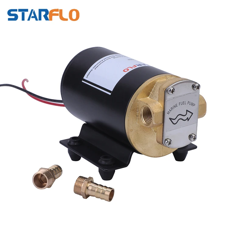 

Equipment Smart Library STARFLO 24V DC 14LPM Portable Electric Small Reversible Self Priming Heavy Oil Hydraulic Gear Oil Pump