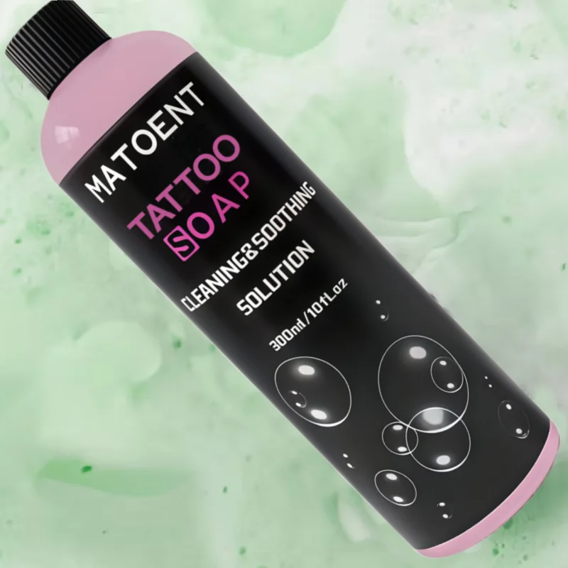 SUANGL 30/300ml Tattoo Pink Soap Cleaning Soothing Solution Professional Cleaning Supply Tattoo Studio Cleaning Kit Accessories view 6