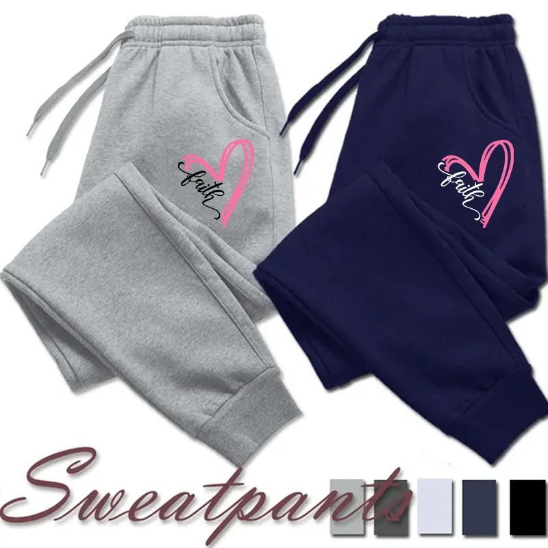 تتجه المطبوعة Sweatpants للنساء عالية الجودة السراويل الطويلة عداء ببطء بنطلون المرأة عادية اللياقة البدنية الركض السراويل الخريف الشتاء