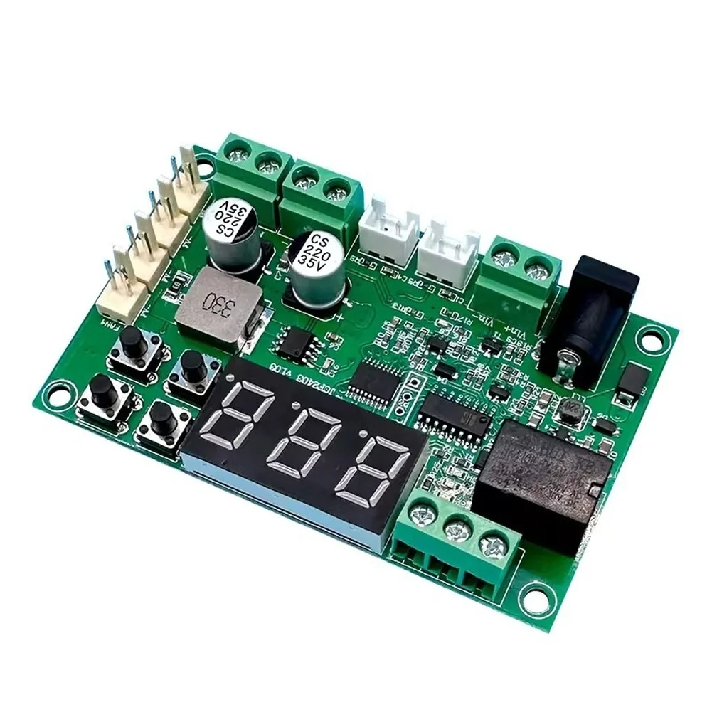 1pc JCF2403 DC Fan Velocity Controller Dual Temperature Sensors Temperature Control For PC Cooling Accessories