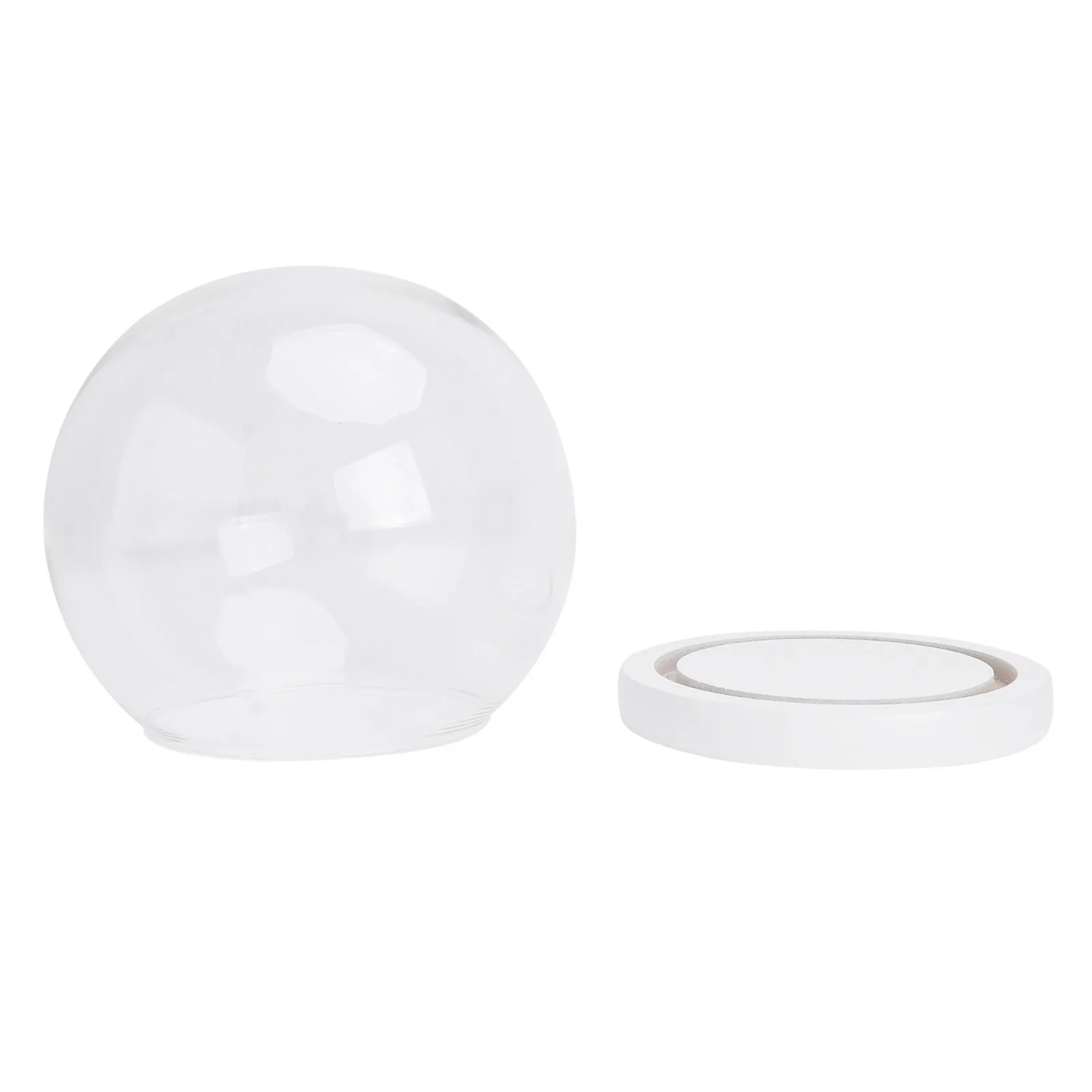 1Pcs Eternal Flower Glass Dome Preserved Flower Cover Decorative Display Case for Desktop Mantelpiece Micro Landscape Ornament
