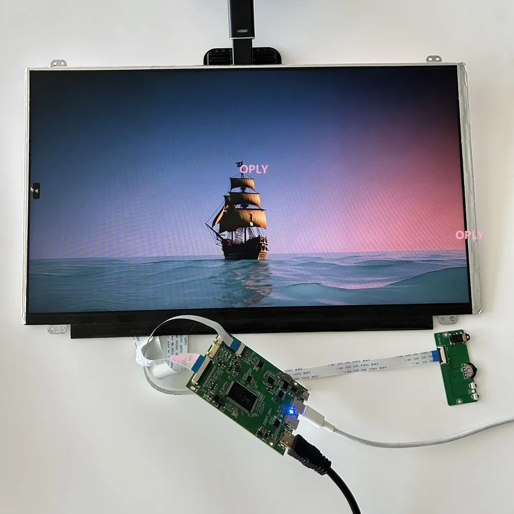 لوحة تحكم LCD لـ B116HAN03.0 B116HAN03.3 B116HAN03 1920x1080 شاشة الكمبيوتر المحمول المصغّر USB TYPE-C 11.6 "EDP Kit Mini-HDMI DIY