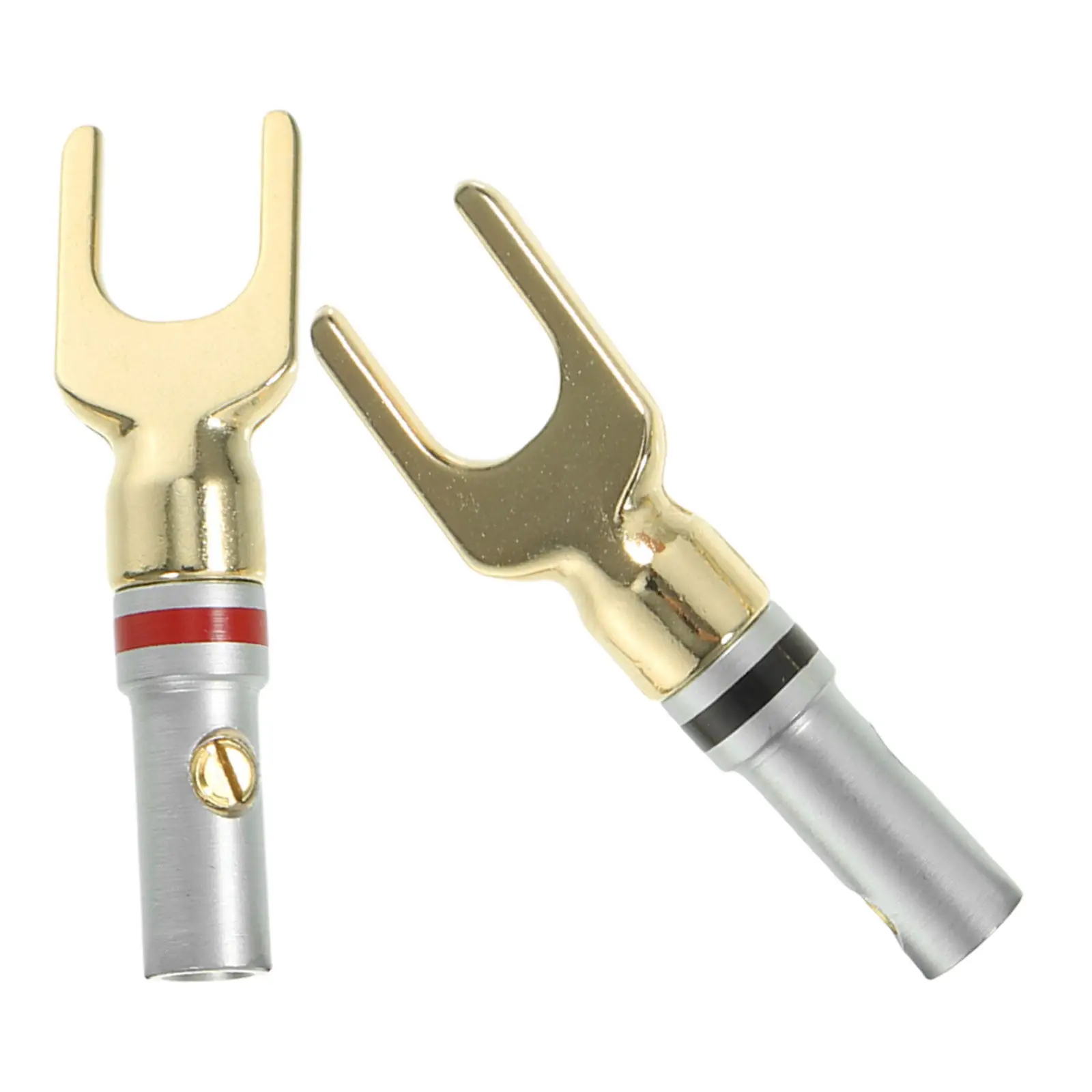 1 Pair Speaker Wire Banana Plugs Audio Wire Connectors Banana Plug Barrier Strip Spade Terminals Amplifier Speaker Diy Projects