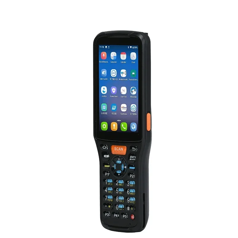 Unimes M12 Rugged IP67 Android 9.0 Handheld Terminal Barcode Scanner Module Usb Mini Pda Manufacturers