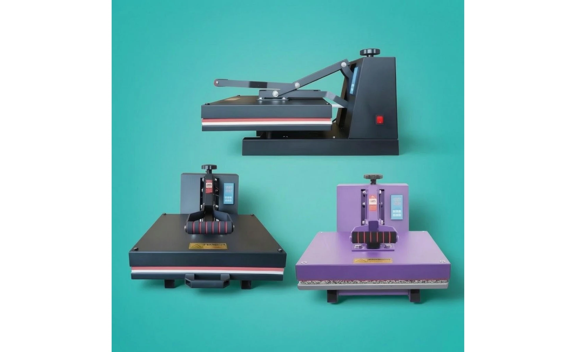 Heat Press Machine Pressure Adjustment Knob T Shirt Heat Press Craft Equipment Metal Frame Large Surface