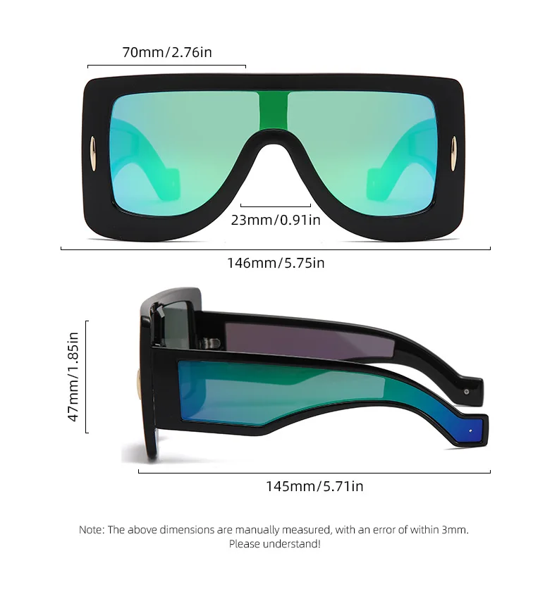 선글라스 남성용 선글라스 여성용 빈티지 힙합 펑크 스타일 선글라스, 등산, 관광 및 해변 사용에 적합