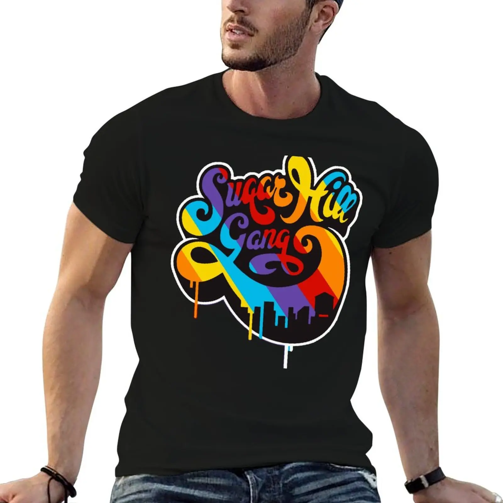 

Hill cotton 100% brand T-Shirt Sugar t personalised luxury designer shirt men t shirts t shirt Gang