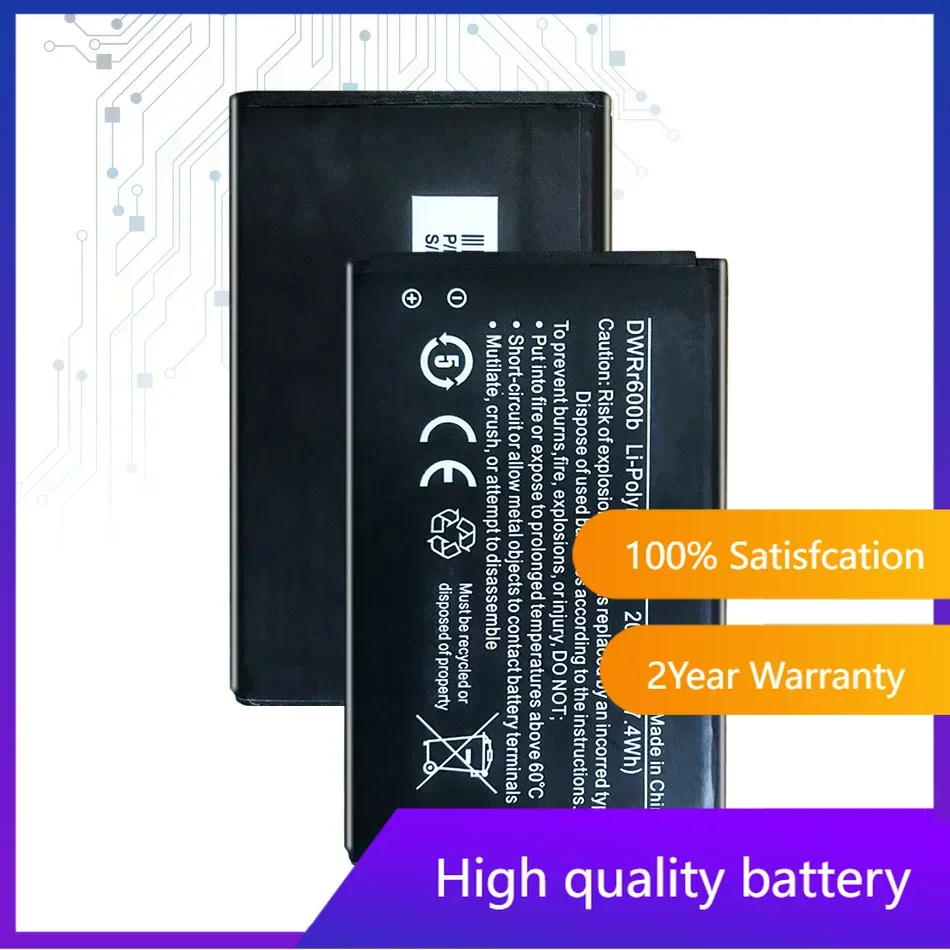 2000mAh 7.4Wh DWRr600b Replacement Battery for D-Link DWRr600b BM600 Wireless Bateria Warranty