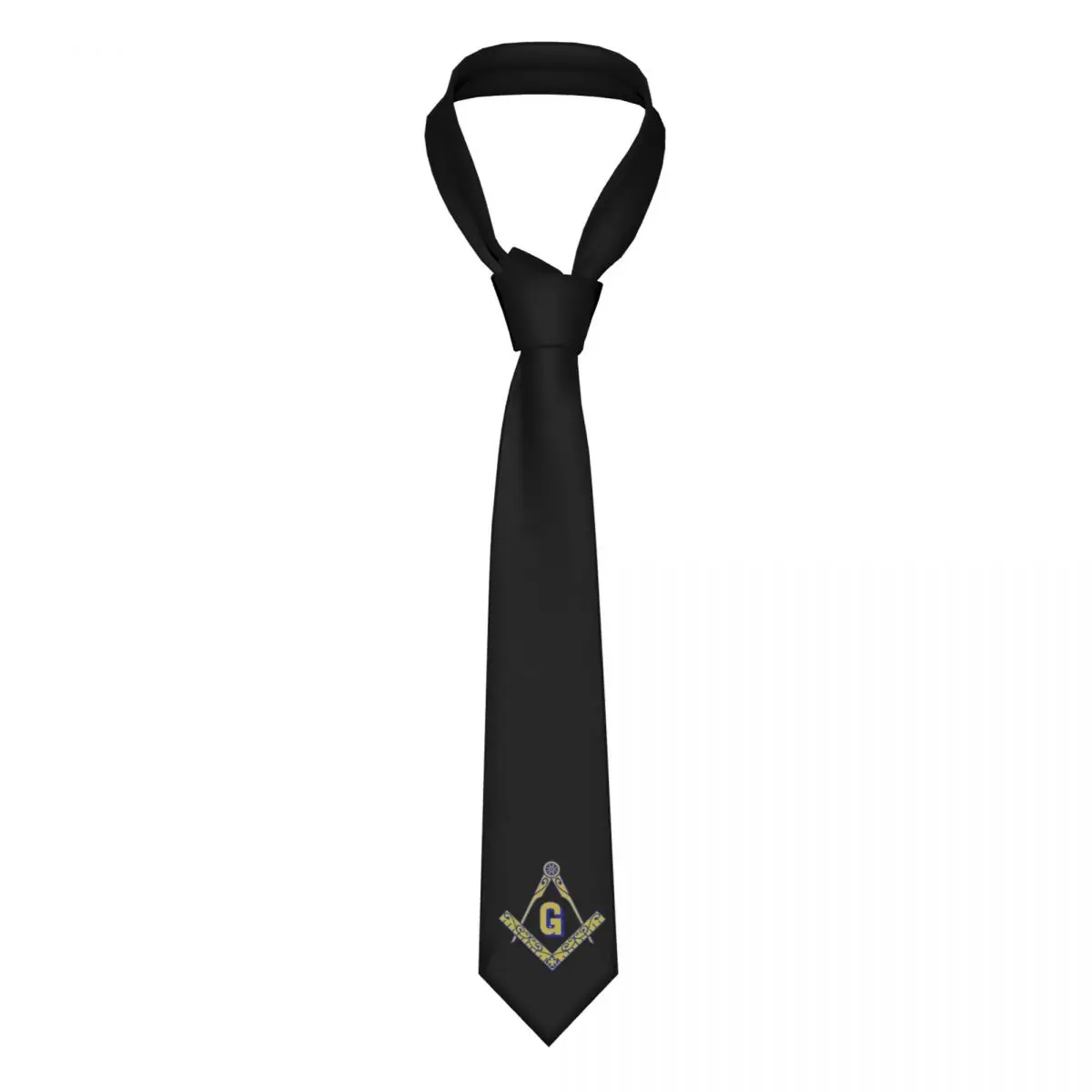 

Mens Tie Classic Skinny The Symbol Represents Freemasonry Neckties Narrow Collar Slim Casual Tie Gift