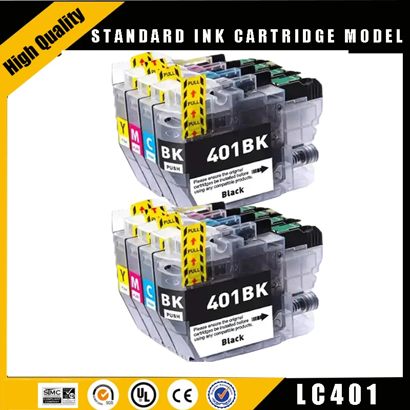 

Einkshop LC401 401 Standard capacity Compatible Ink Cartridge For Brother MFC-J1010DW MFC-J1012DW MFC-J1170DW Printer