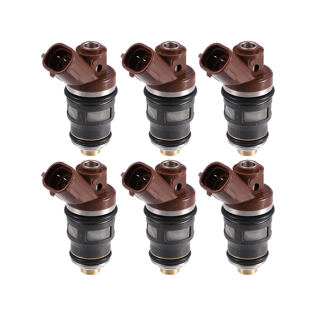 6 PCS New Fuel Injector for Toyota MR2 Celica Supra Turbo 3SGTE 1JZGTE 2JZGTE 1001-87092 100187092