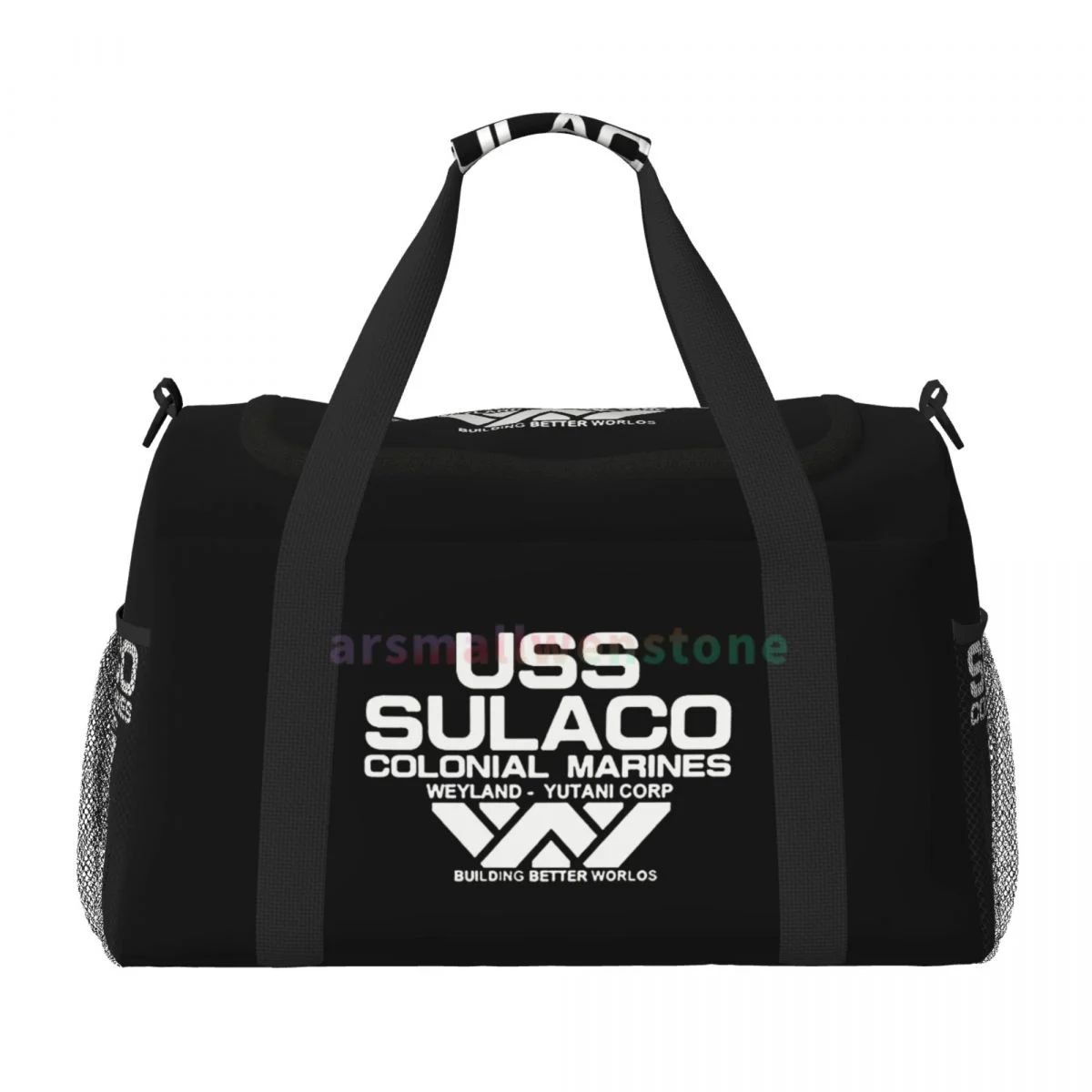 USCSS Nostromo Alien Travel Duffel Bags Sport Gym Yoga Luggage Bag Personalized Weekender Bag with Shoulder Strap