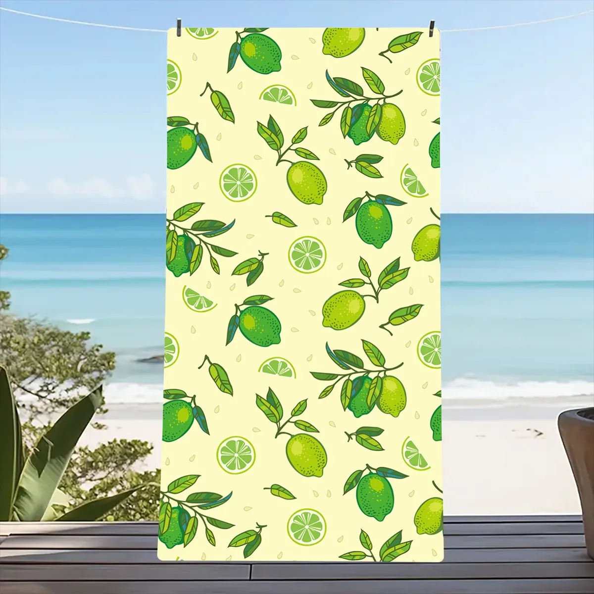 Toalla de playa de microfibra de fruta Yali, toallas de baño grandes de microfibra ultrasuaves de secado rápido para nadar, Yoga, viajes ligeros