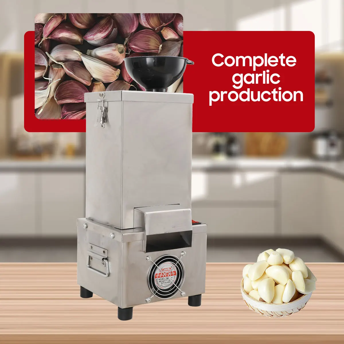 

110V 200W Electric Garlic Peeling Machine Garlic Peeler Commercial Household