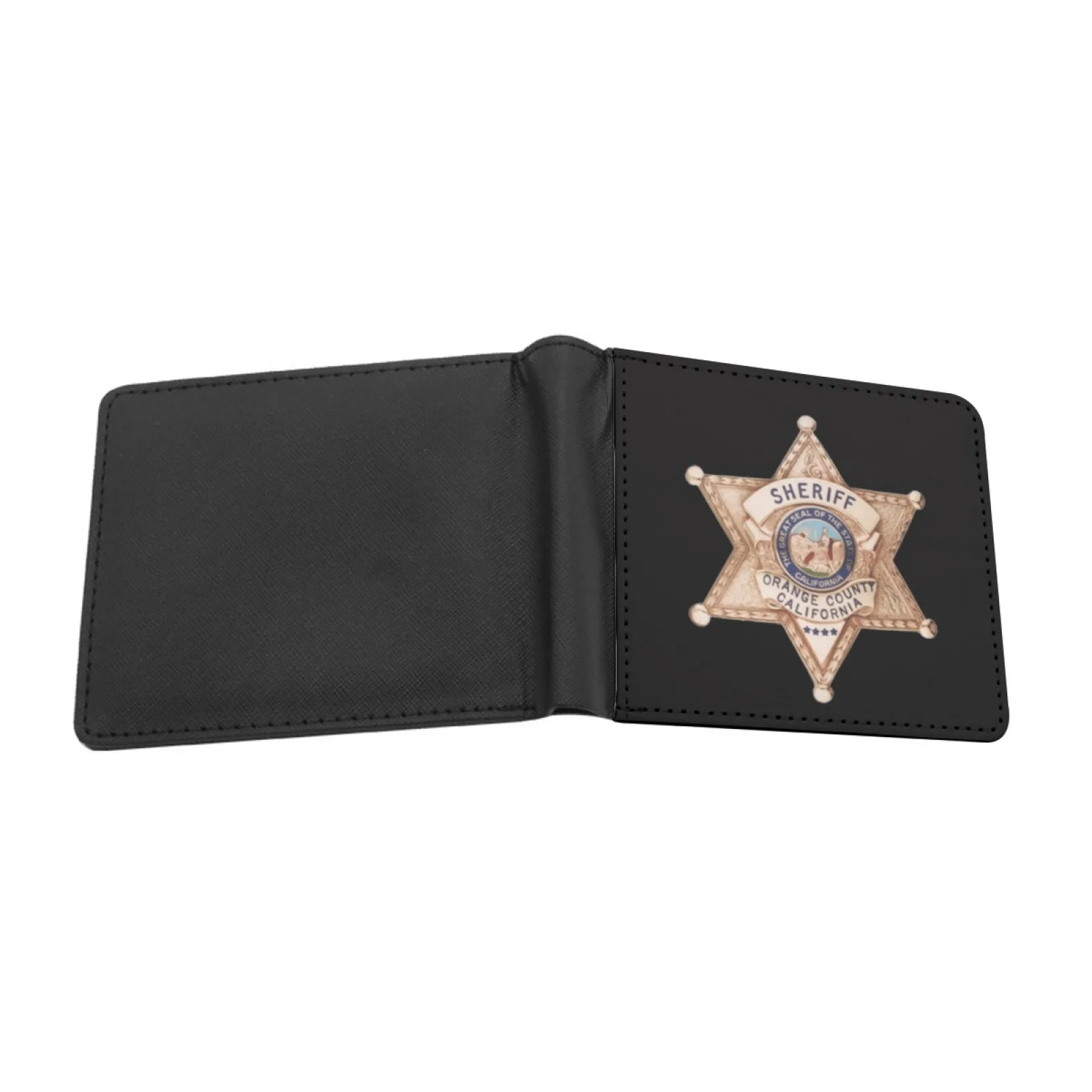 Orange County Sheriff Men Fashion Wallets Short Purses Cards Id Holder Money Wallet Police Cops Fbi Sheriff Deputy 50 Cent Cia