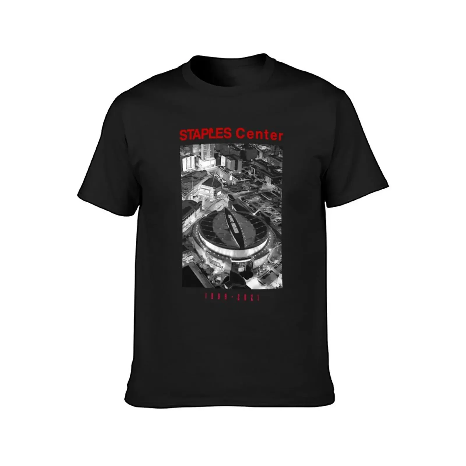 Staples Center Los Angeles T-Shirt anime t shirts cheap stuff anime stuff men workout shirt