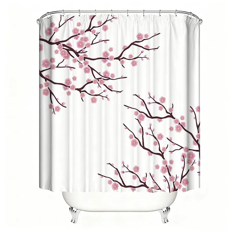 

Waterproof and anti-mildew thickened bathroom curtain covers, non-punching partition curtains, door curtains