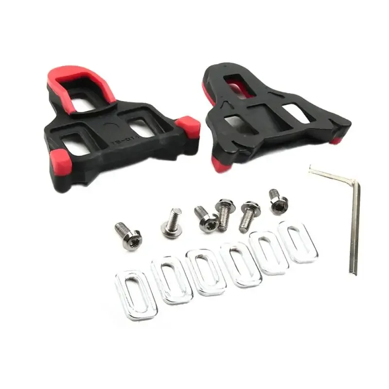 Road Bike SPD-SL Cleats, 6 Degree Float Locking Cycling Pedal Cleats, Compatible with SPD-SL System Cycling Shoes view 5