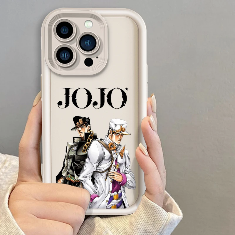 Классный чехол для телефона из ТПУ J-JoJo с аниме «Невероятные приключения» и лестницей для Apple iPhone 15 14 13 12 11 XS XR X Pro Max Plus