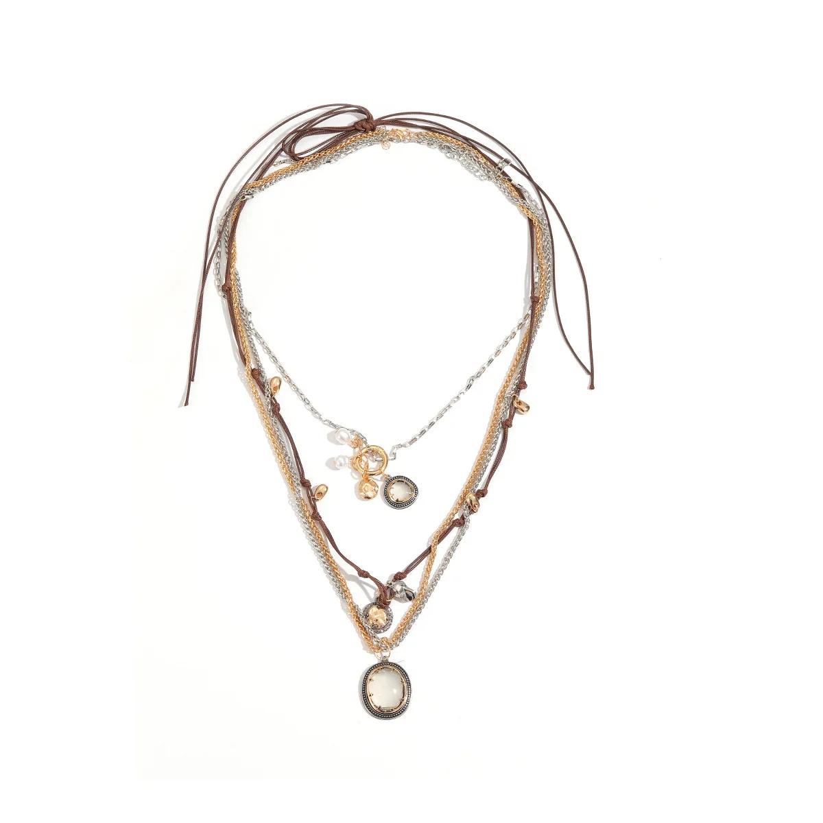 Thumbnail 4 - #33 Newest Layered Chain Necklaces